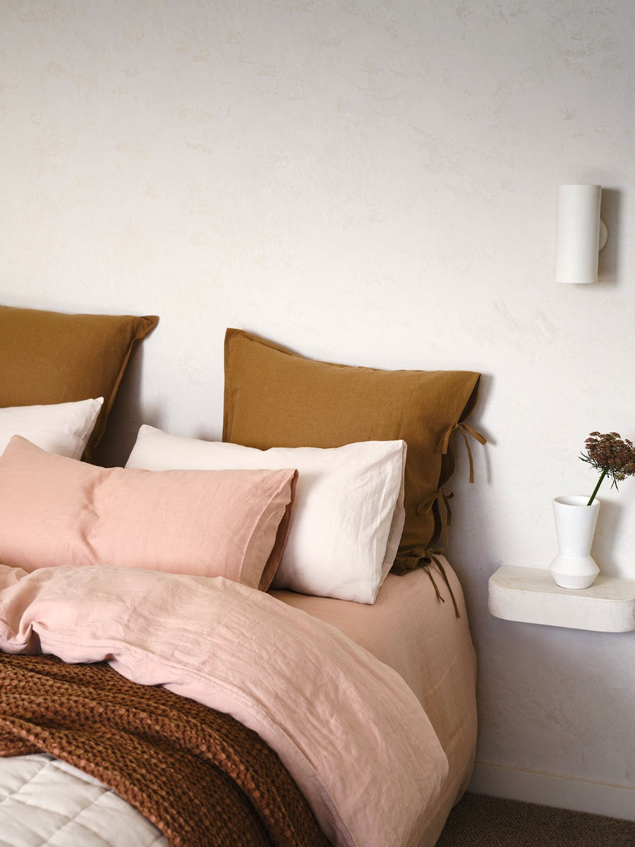 Maison Vintage European Pillowcase in Cinnamon