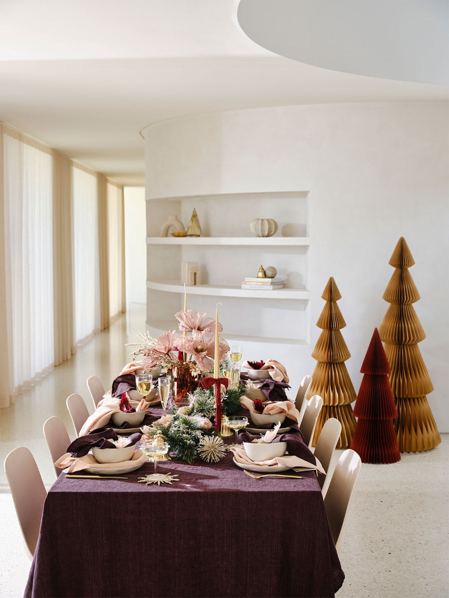 Deluxe Paper Standing Tree in Flaxseed - 95cm