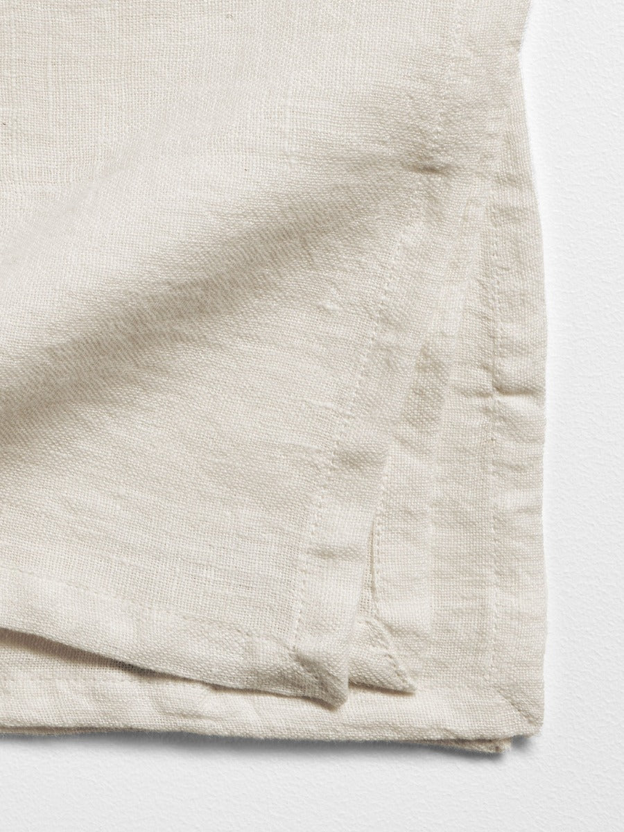 Vintage Linen Napkins in Sand - Set of 4