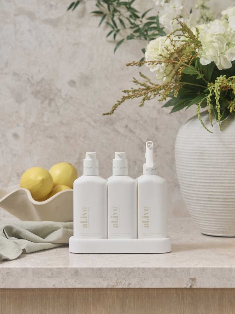 Kitchen Trio in Lemon Myrtle & Honeydew