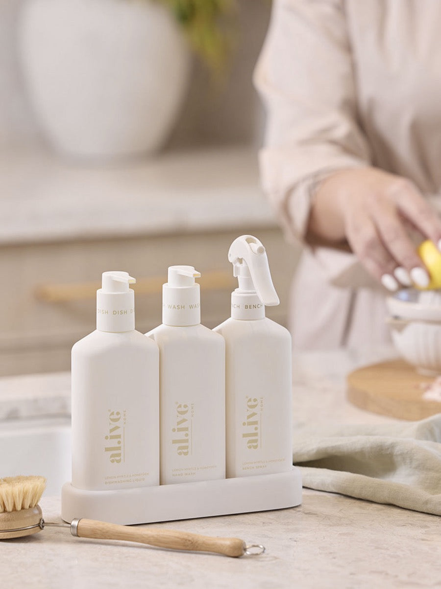 Kitchen Trio in Lemon Myrtle & Honeydew