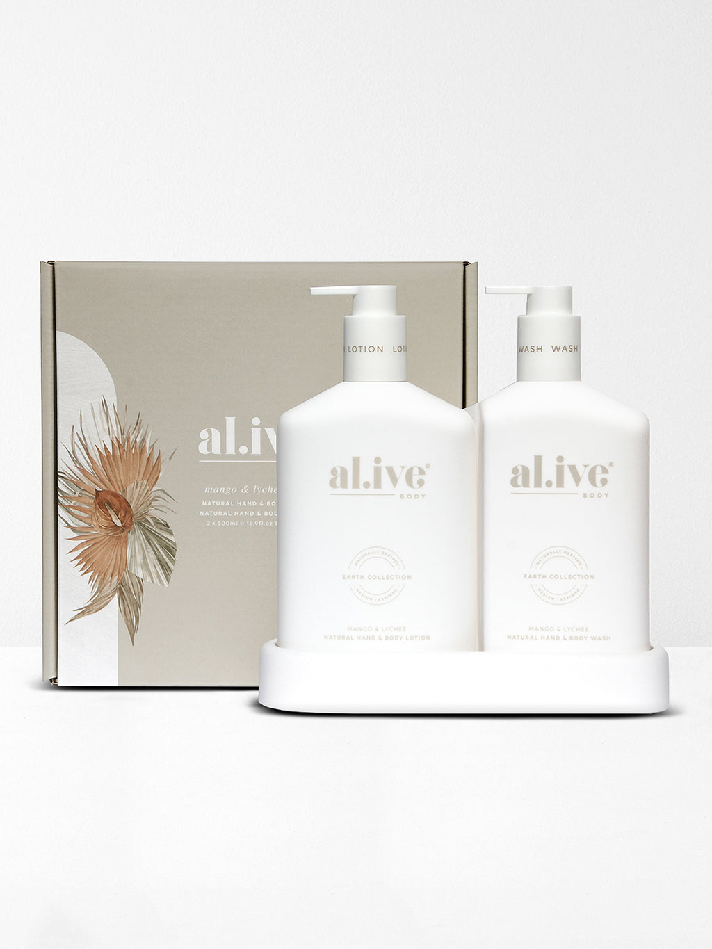 Mango & Lychee Wash & Lotion Duo + Tray
