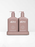 Raspberry Blossom & Juniper Wash & Lotion Duo + Tray