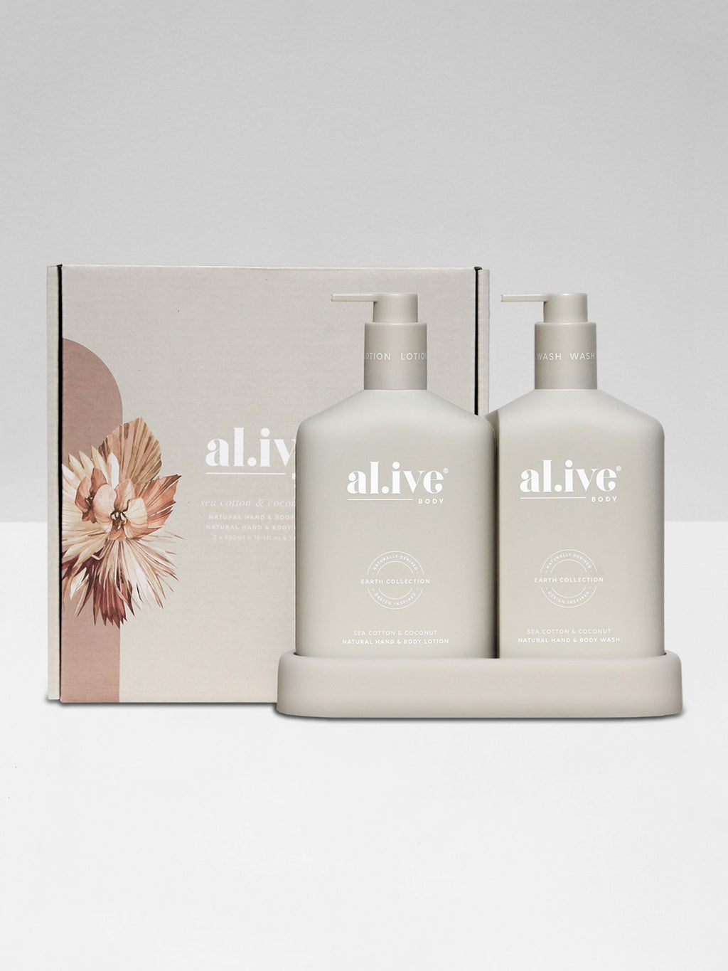 Sea Cotton & Coconut Wash & Lotion Duo + Tray