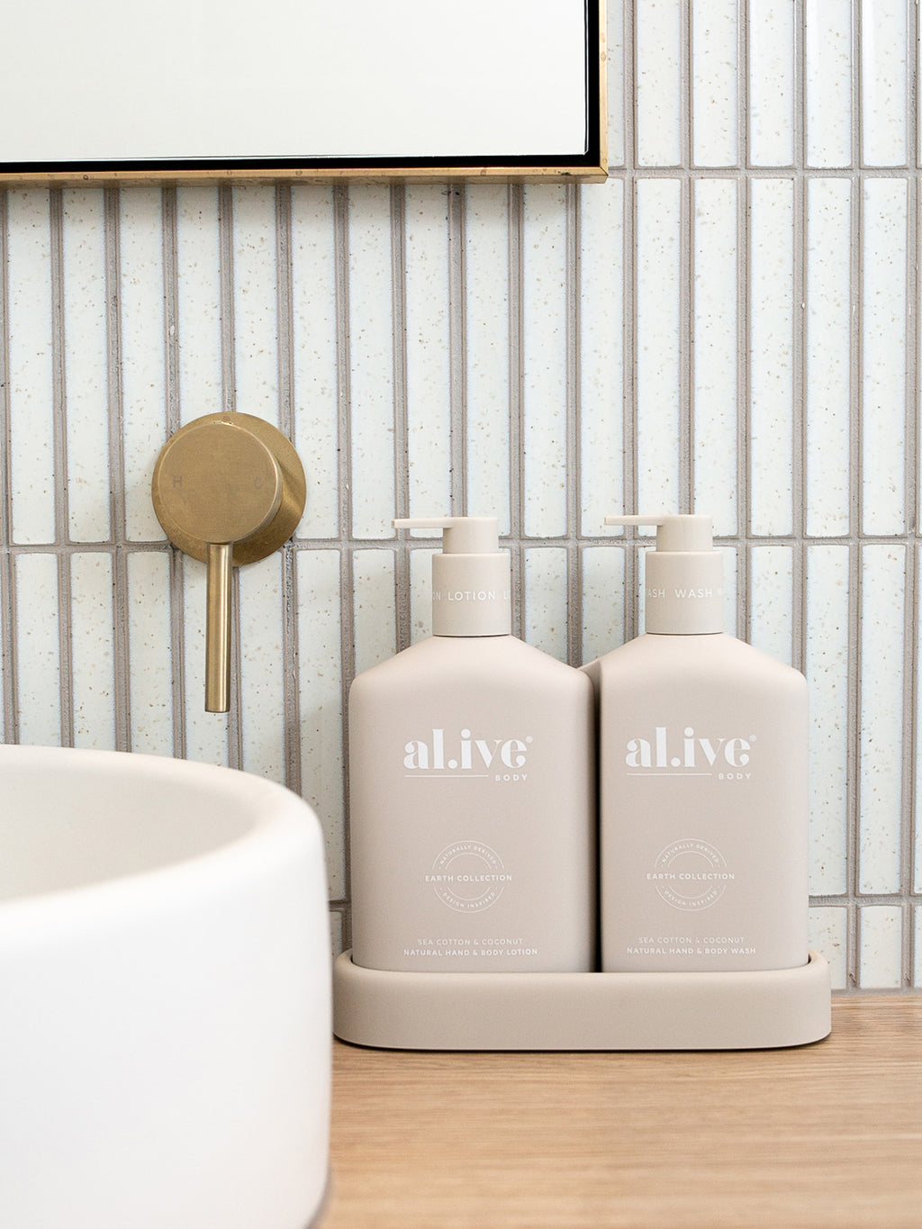Sea Cotton & Coconut Wash & Lotion Duo + Tray