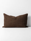 Arles Linen Rectangle Cushion in Chocolate