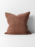 Arles Linen Square Cushion in Clove
