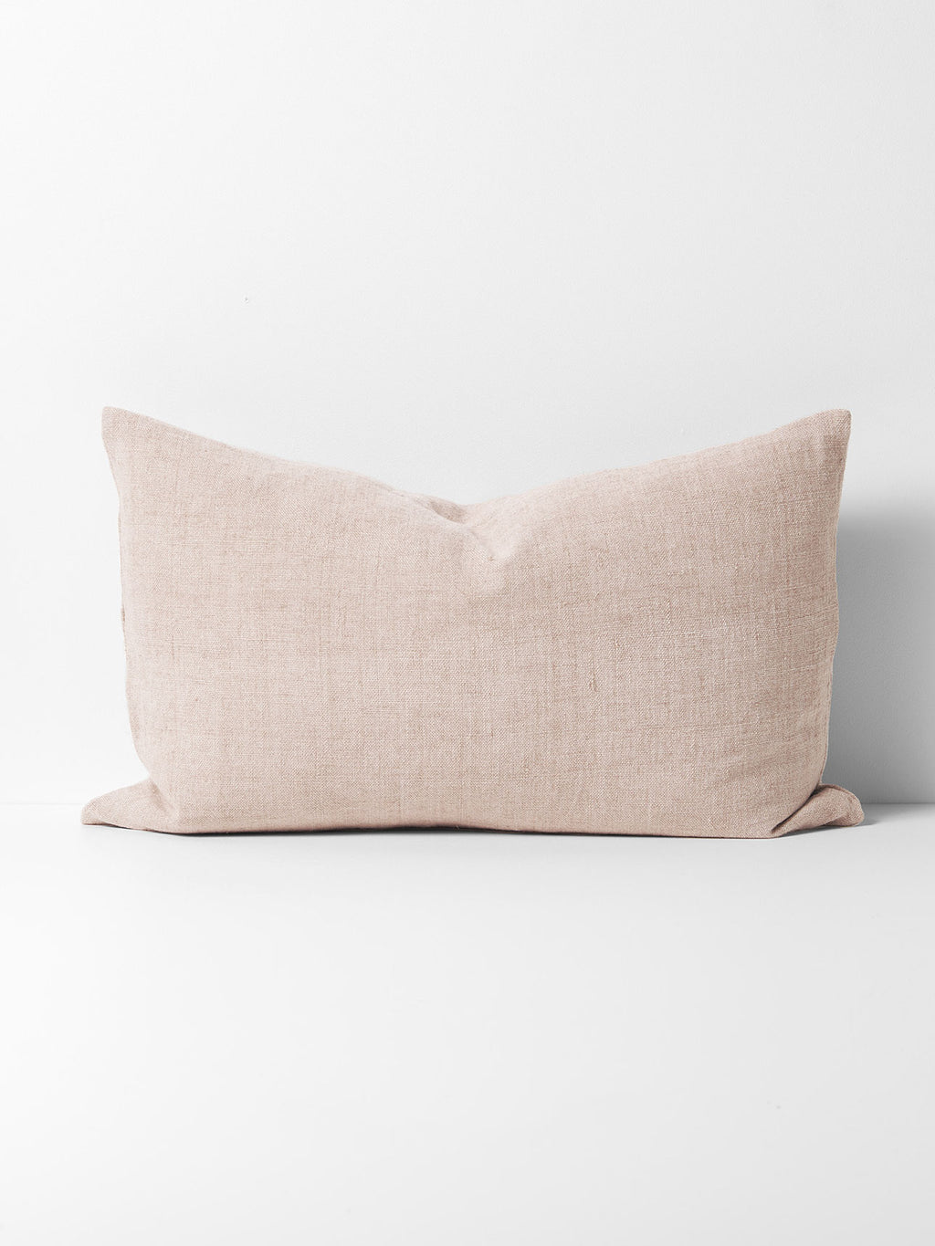 Arles Linen Rectangle Cushion in Shell
