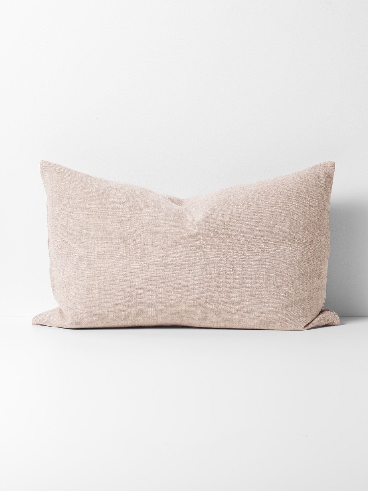 Arles Linen Rectangle Cushion in Shell