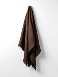 Arles Linen Throw in Chocolate