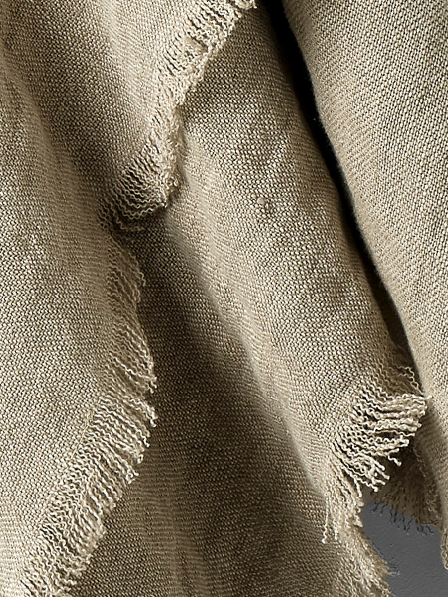 Arles Linen Throw in Feather