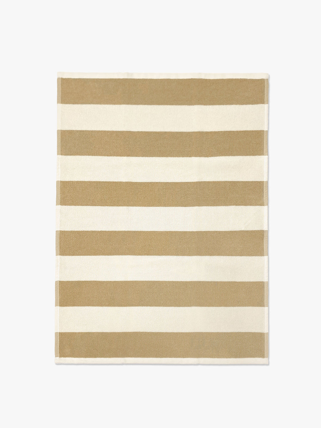 Ava Stripe Tea Towel in Caramel