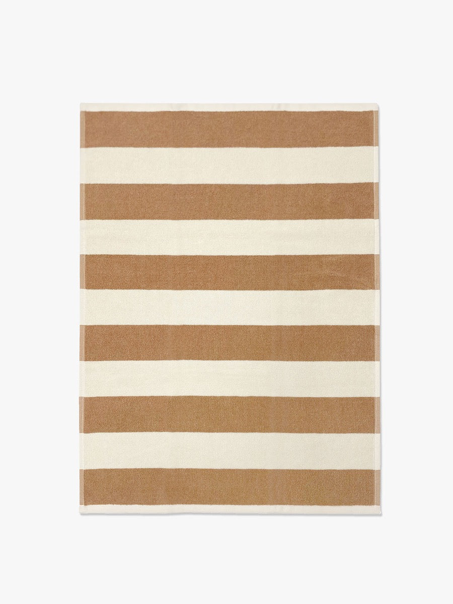 Ava Stripe Tea Towels in Pecan