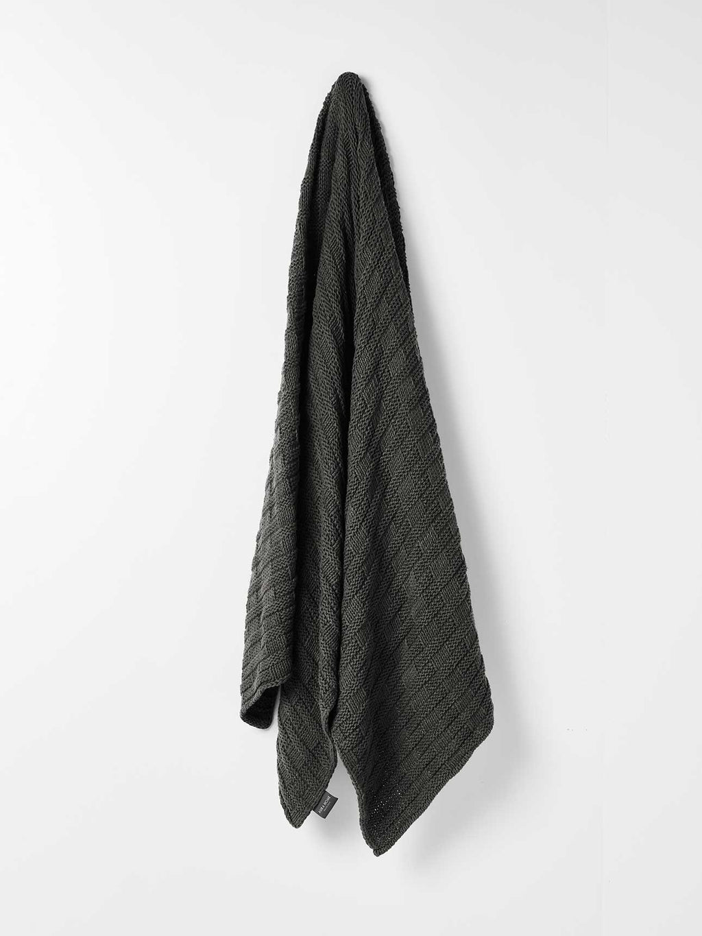 Basket Weave Throw in Shadow