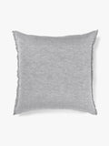 Chambray Fringe European Pillowcase in Dove