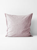 Chambray Fringe European Pillowcase in Lilac