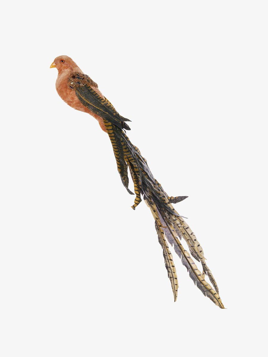 Peacock Decoration in Amber