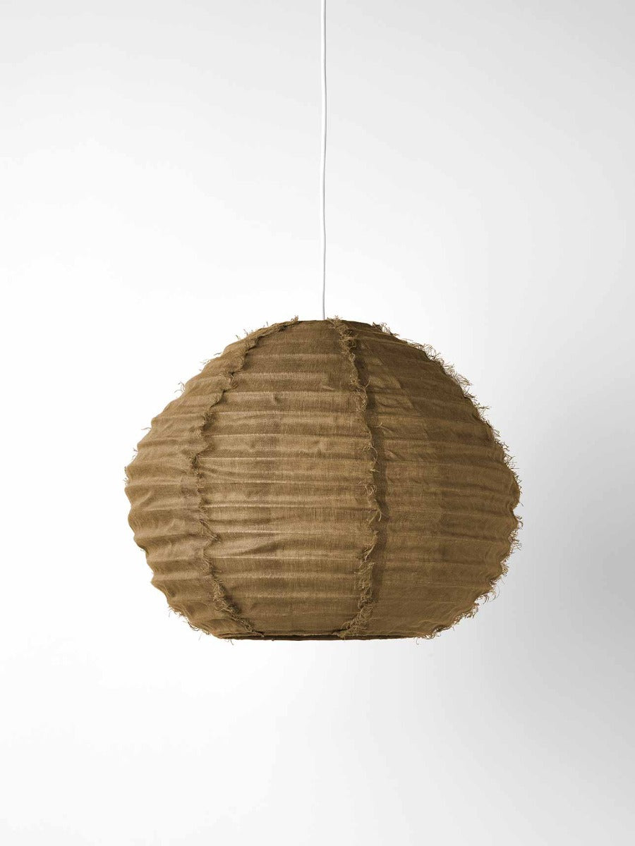 Cloud Fringed Ball Pendant in Bronze