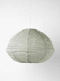 Cloud Fringed Oval Pendant in Limestone