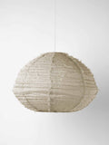 Cloud Fringed Oval Pendant in Natural