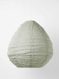 Cloud Fringed Pear Pendant in Limestone