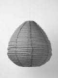 Cloud Fringed Pear Pendant in Smoke