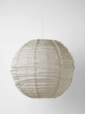 Cloud Fringed Round Pendant in Dove