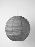 Cloud Fringed Round Pendant in Smoke