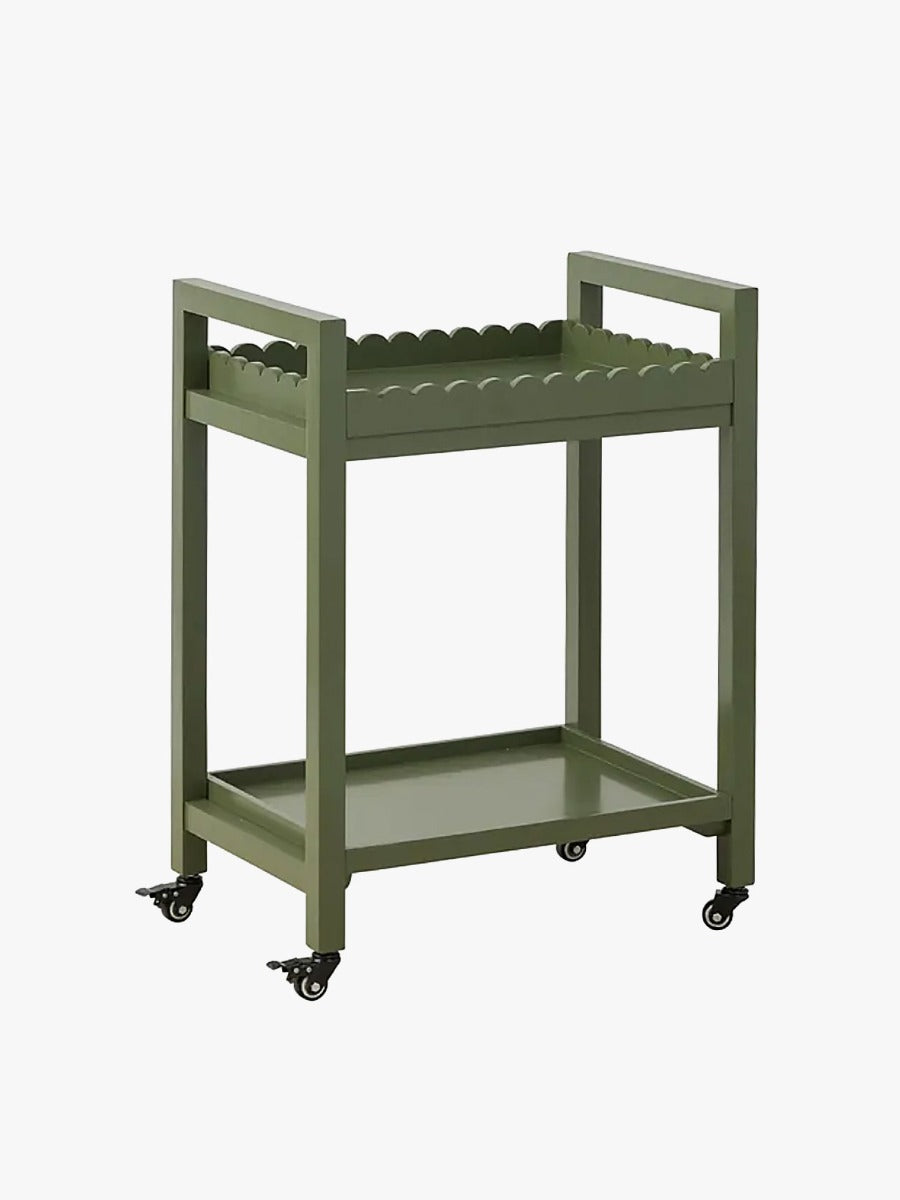 Harvey Wooden Bar Cart