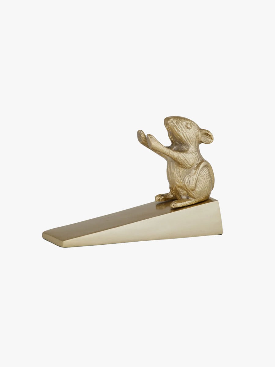 Millie Door Wedge in Gold Metal