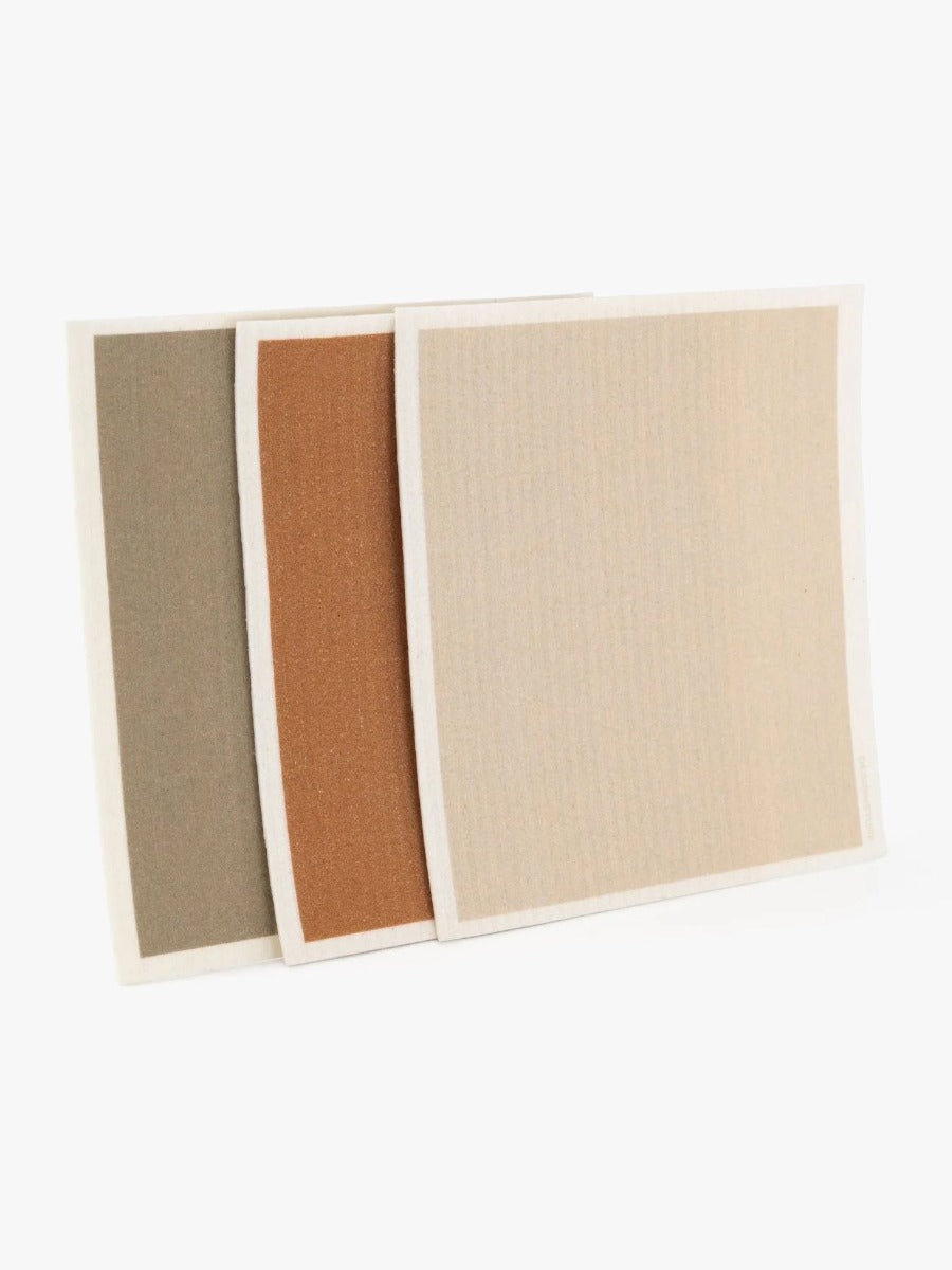 Compostable Eco Dishcloths in Natural - 3 Pack