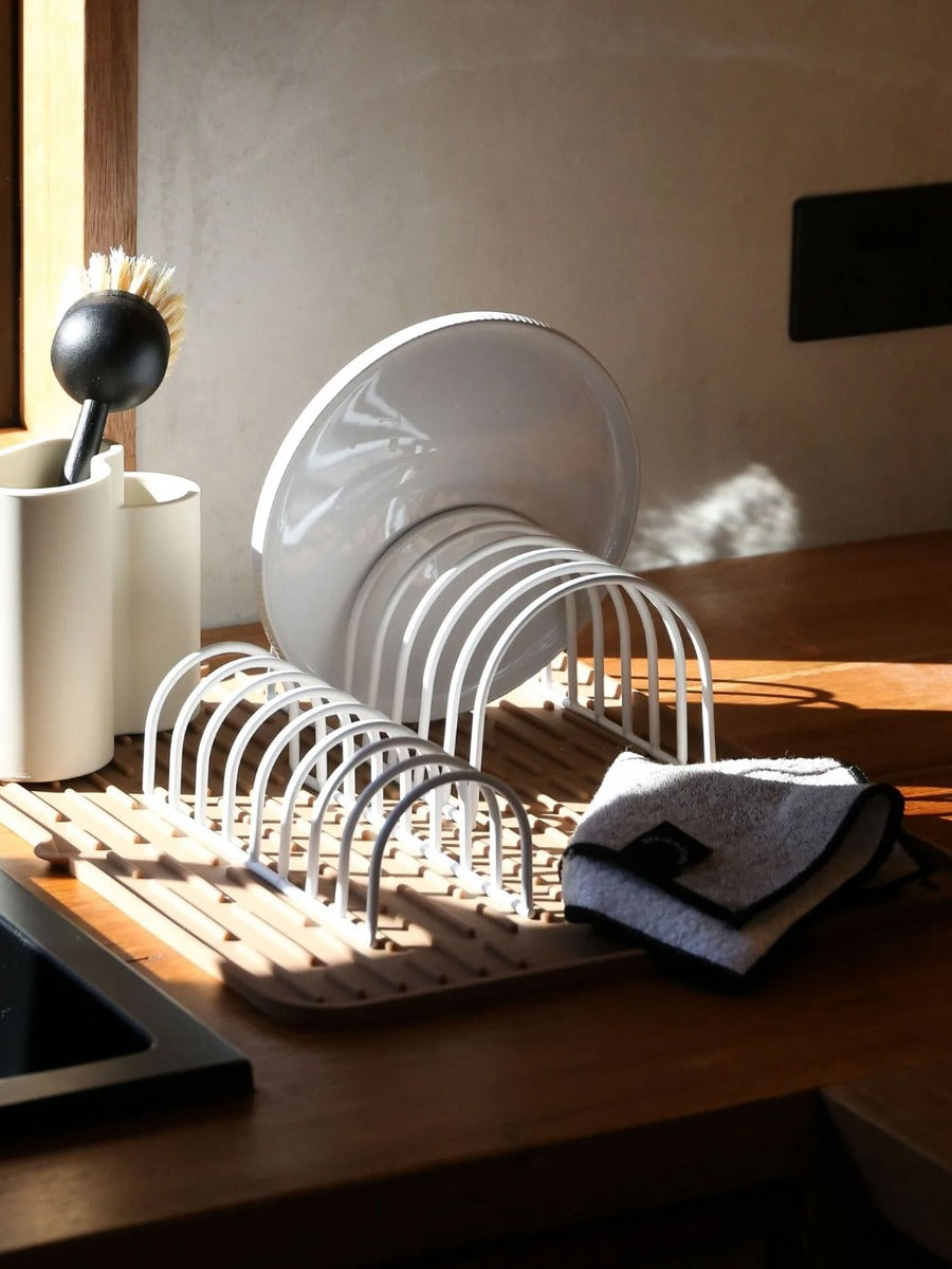 Dish Drainer in White - Set of 2