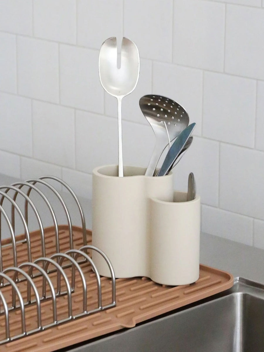 Store-All Cutlery Drainer in Sand