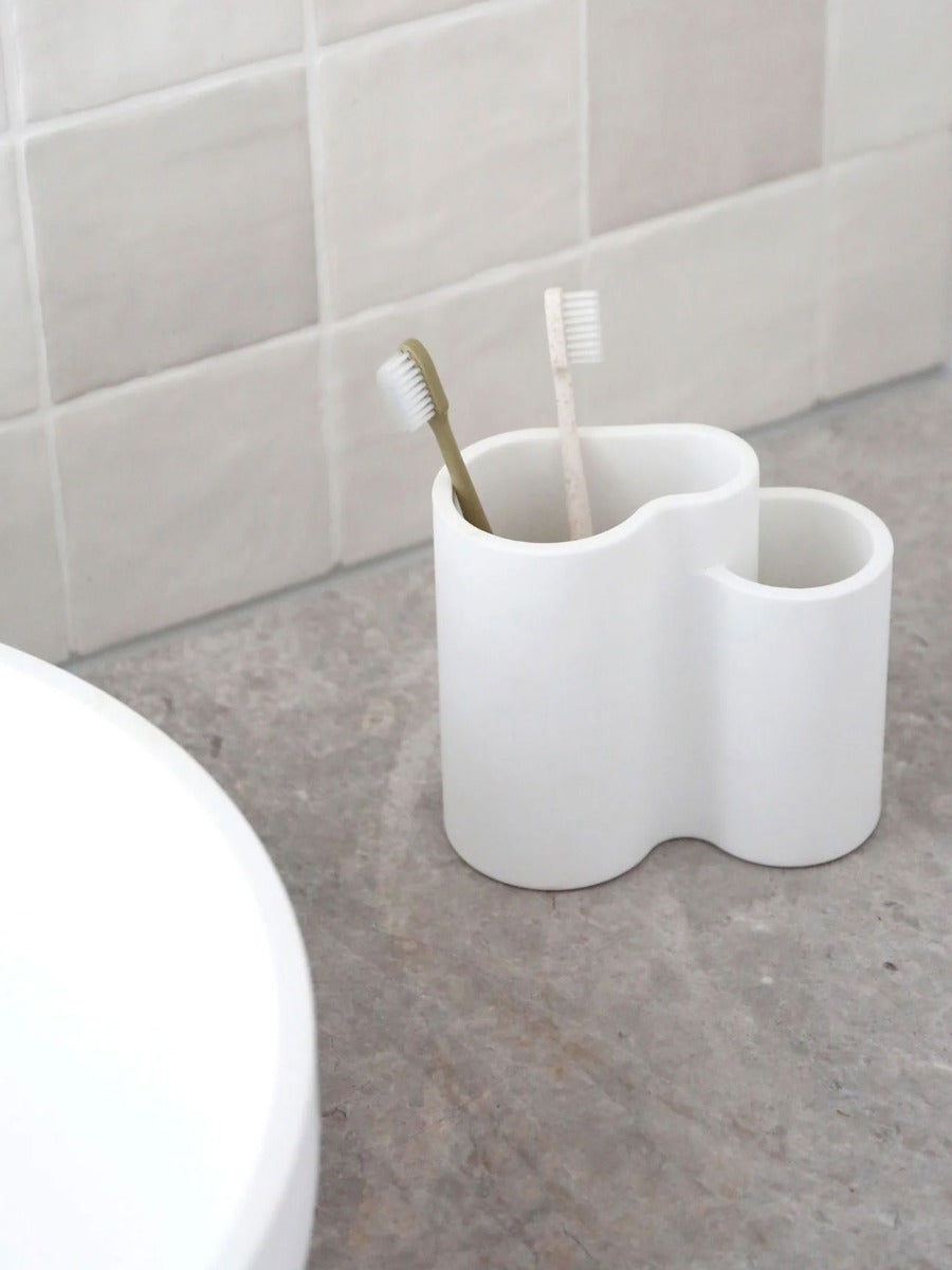 Store-All Cutlery Drainer in White