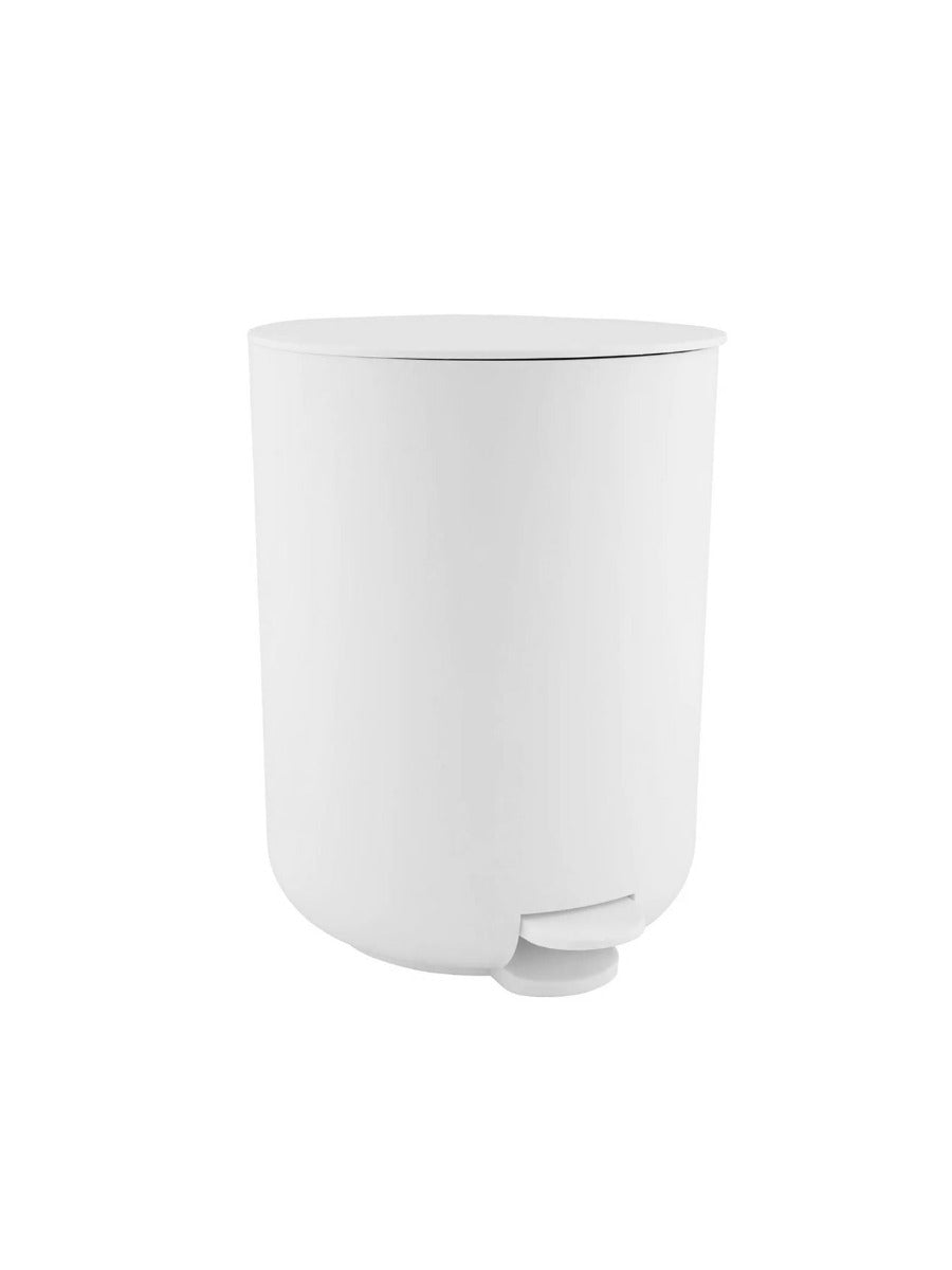 Arc Pedal Bin in White