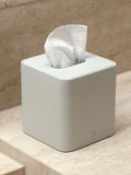 Arc Square Tissue Box in Stone