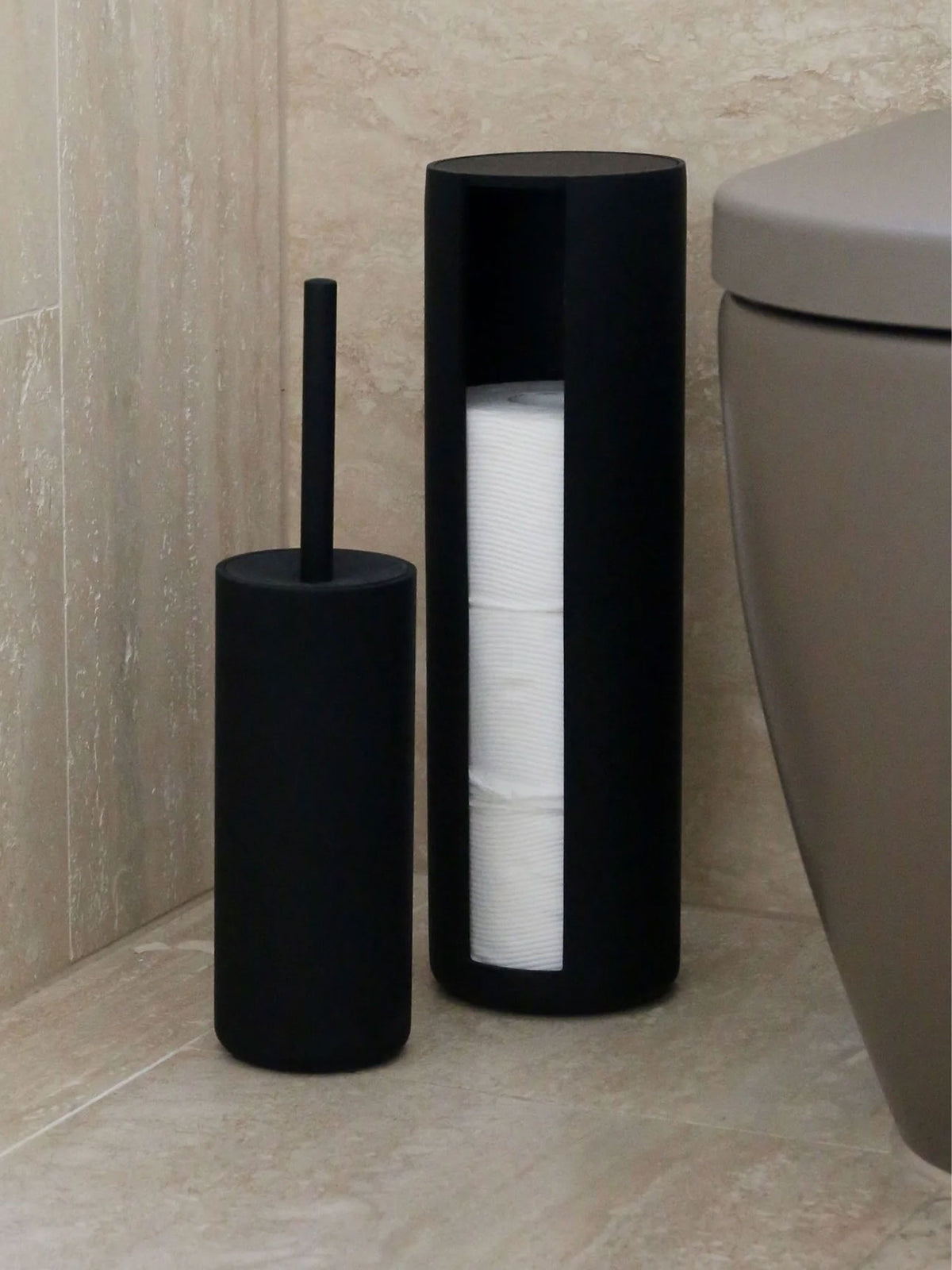 Arc Toilet Brush in Black