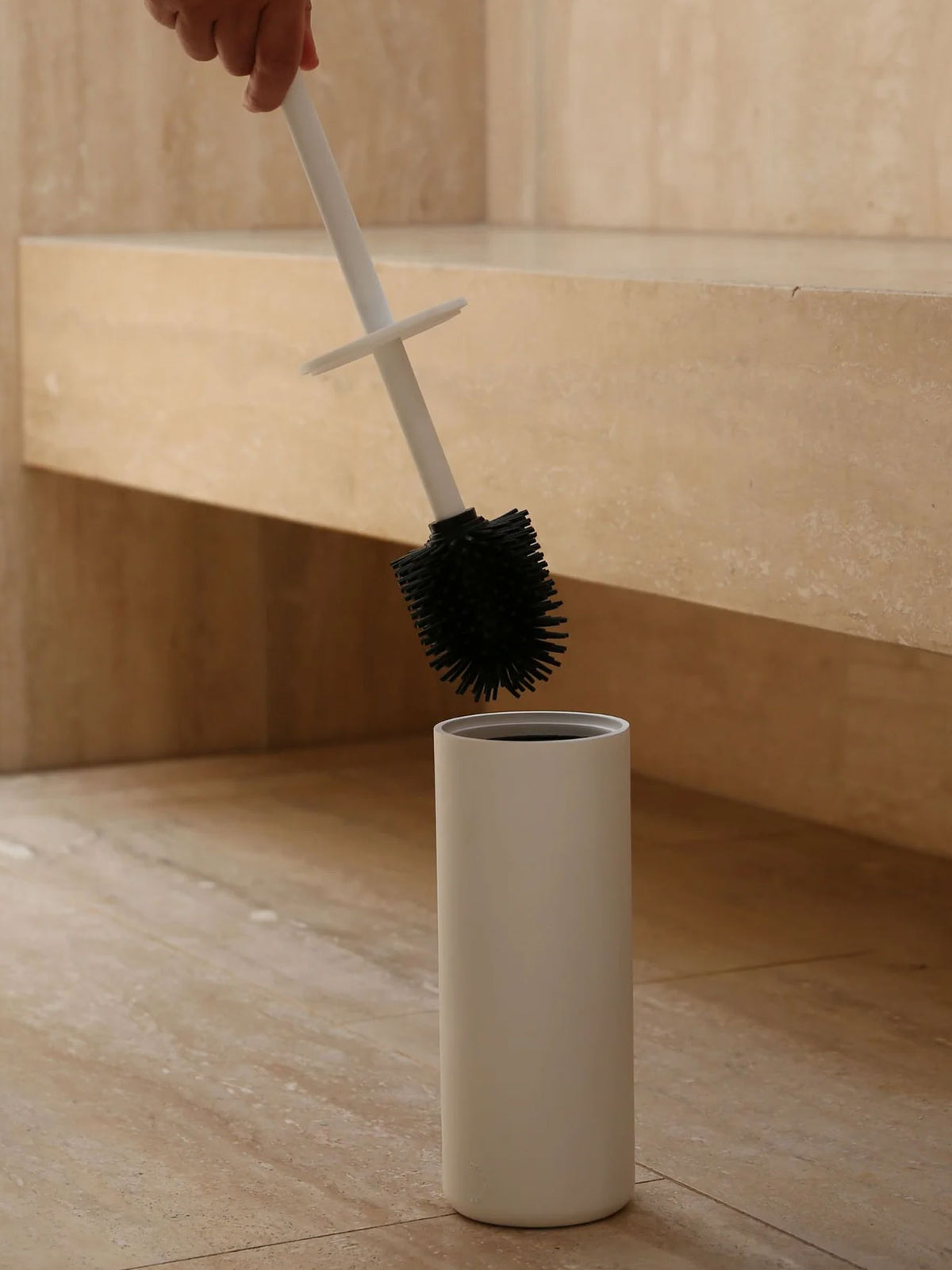 Arc Toilet Brush in White