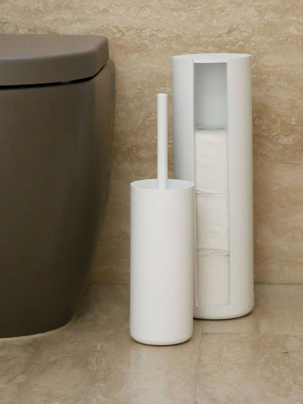 Arc Toilet Brush in White