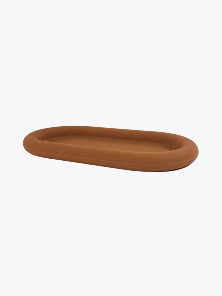 Bubble Silicone Tray in Camel