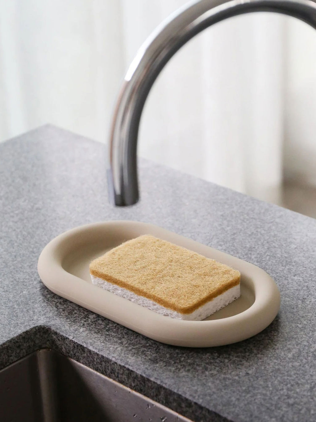 Bubble Silicone Tray in Sand