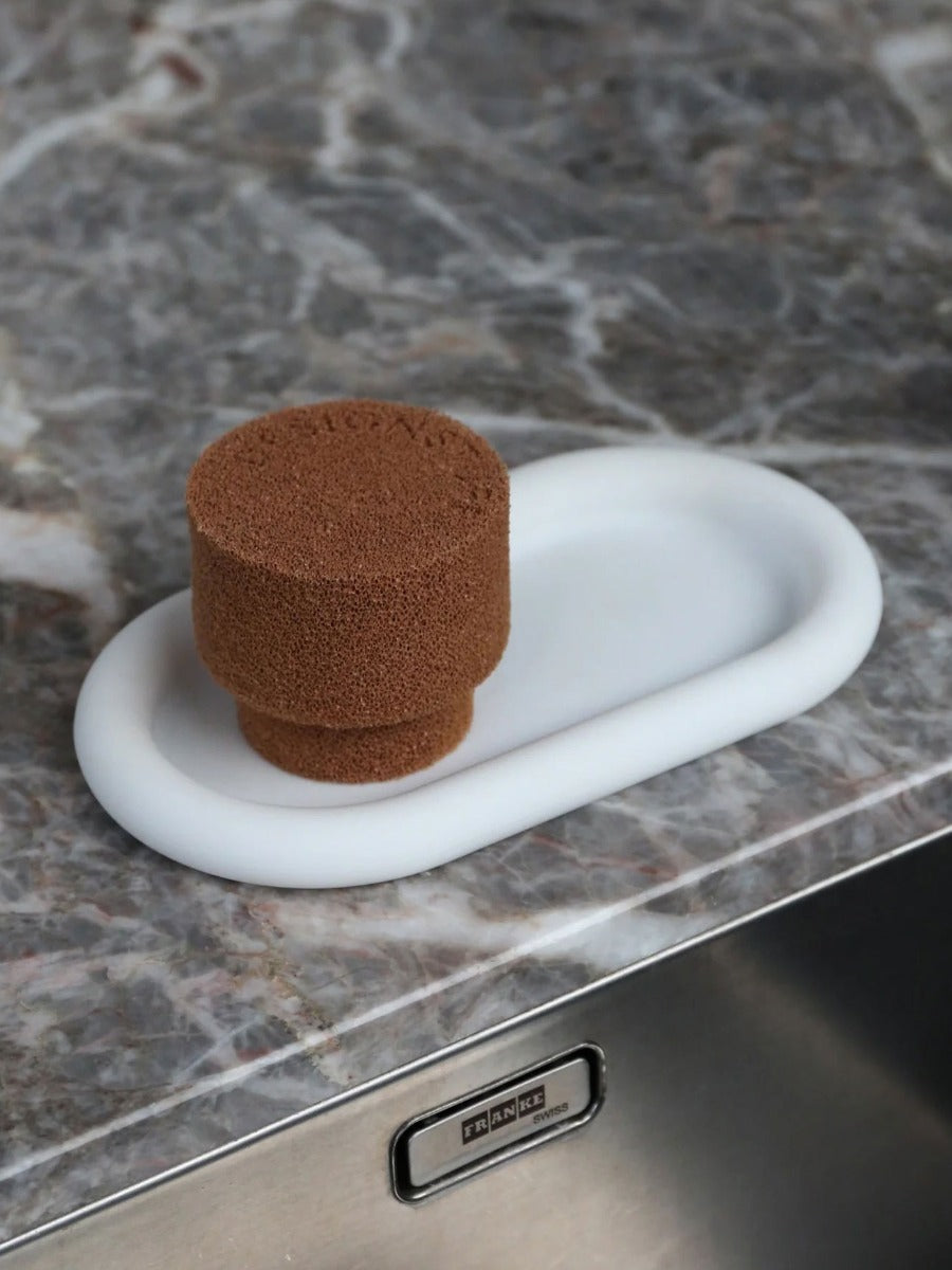 Bubble Silicone Tray in White