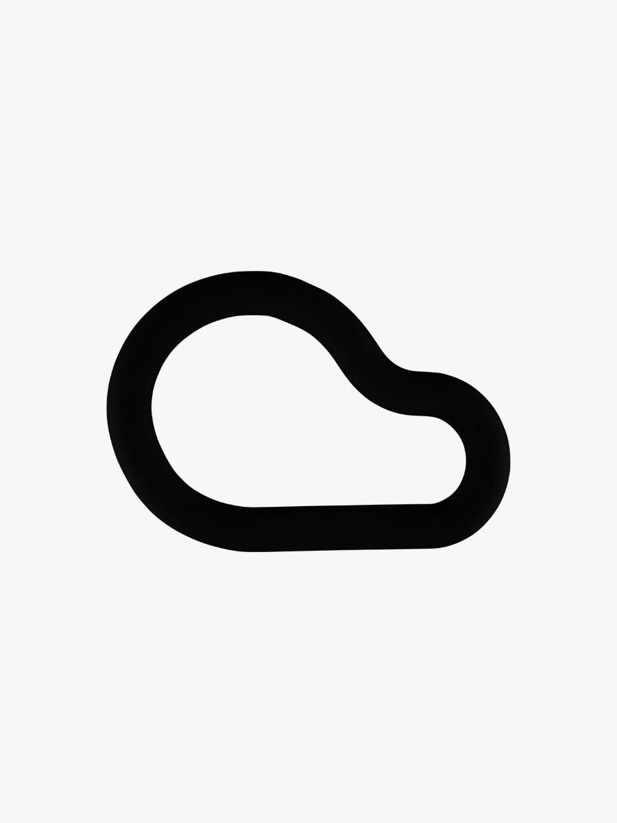 Curve Silicone Trivet in Black