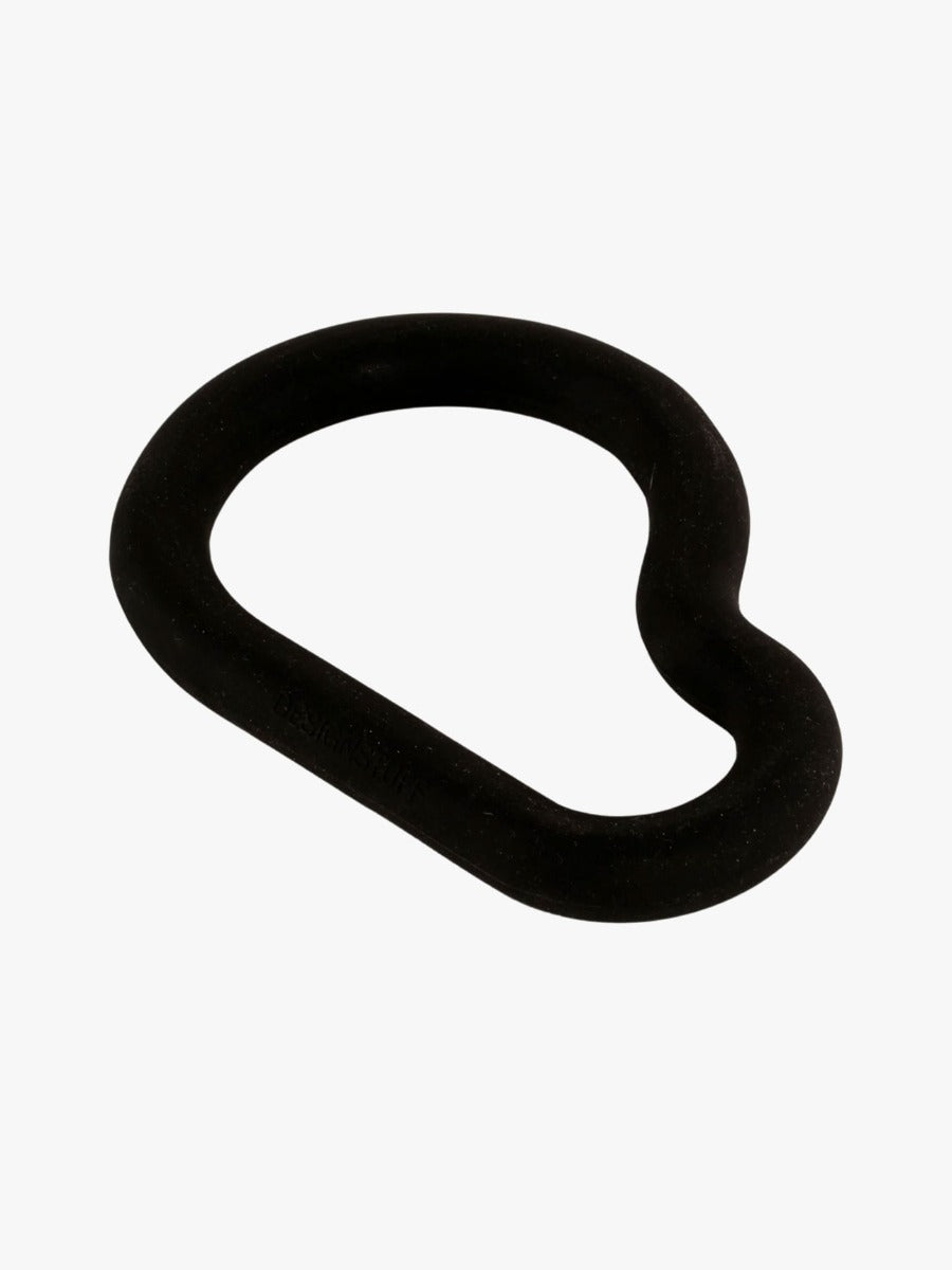 Curve Silicone Trivet in Black