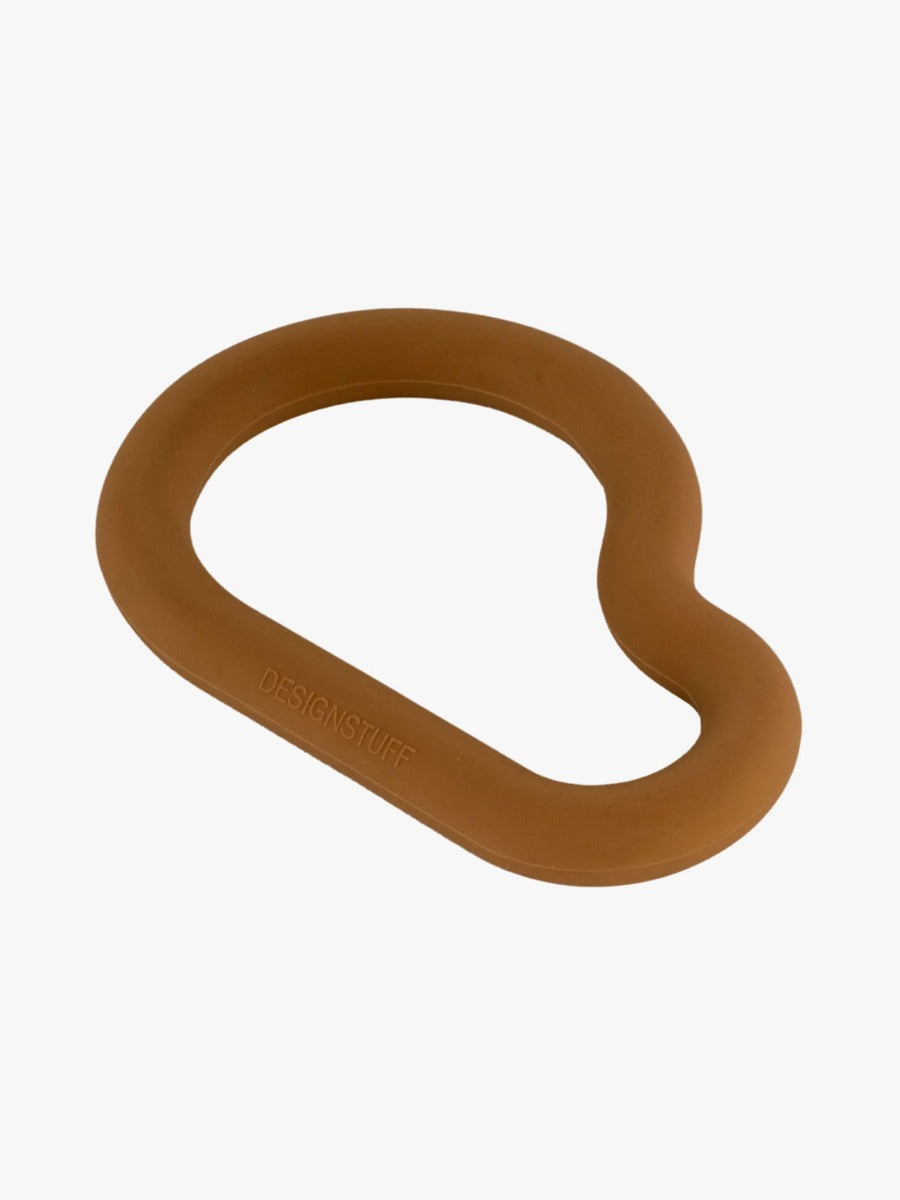 Curve Silicone Trivet in Camel