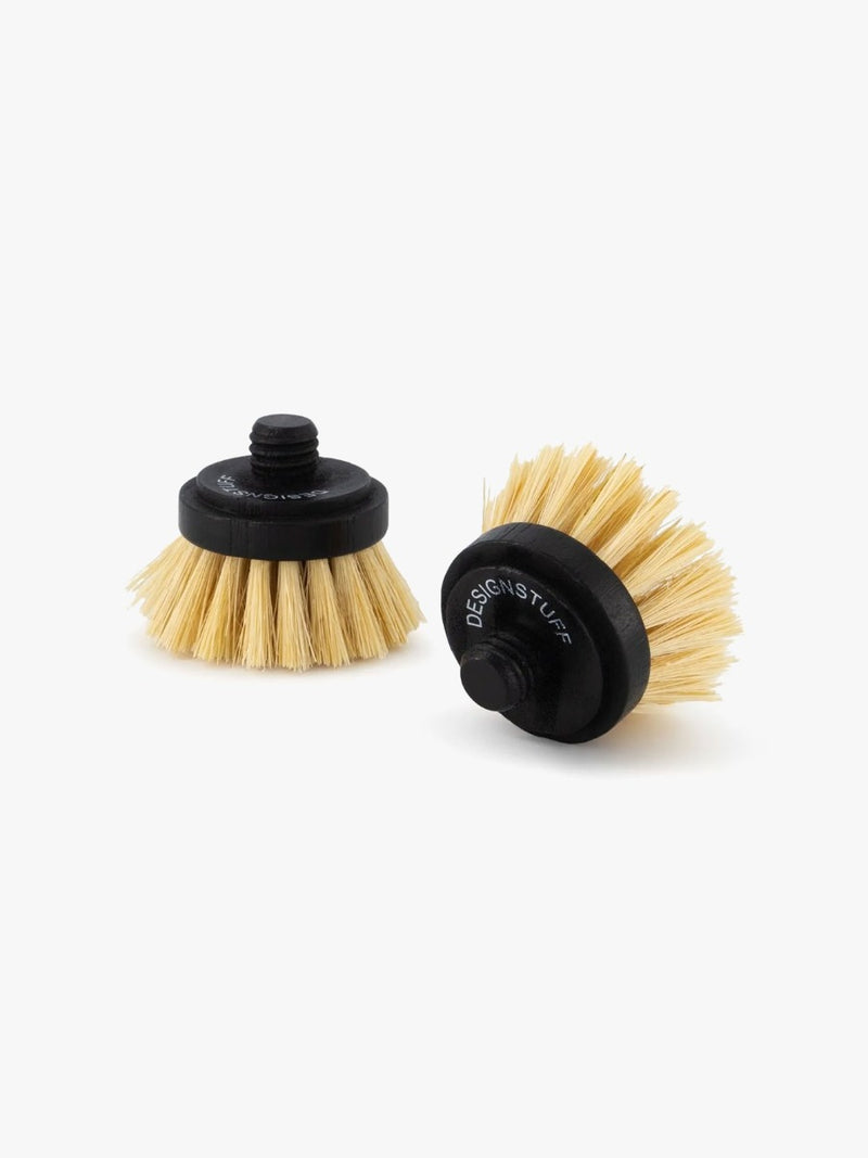 Eco Dish Brush Replacement Head in Black - Set of 2