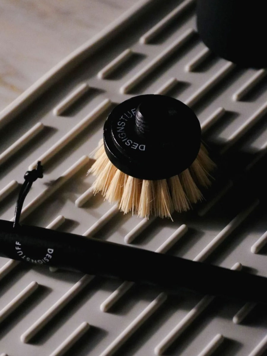 Eco Dish Brush Replacement Head in Black - Set of 2