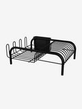Drip Curve Dish Rack in Black