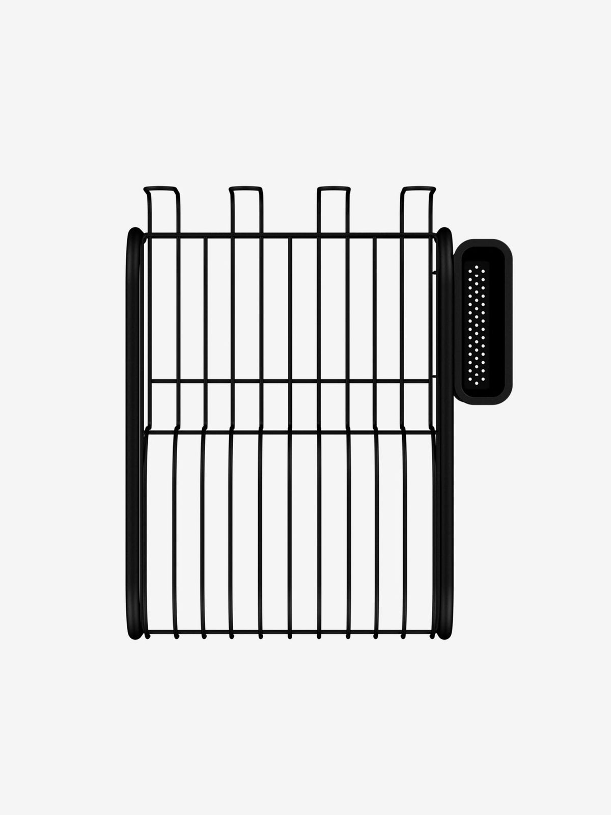 Drip Curve Dish Rack in Black