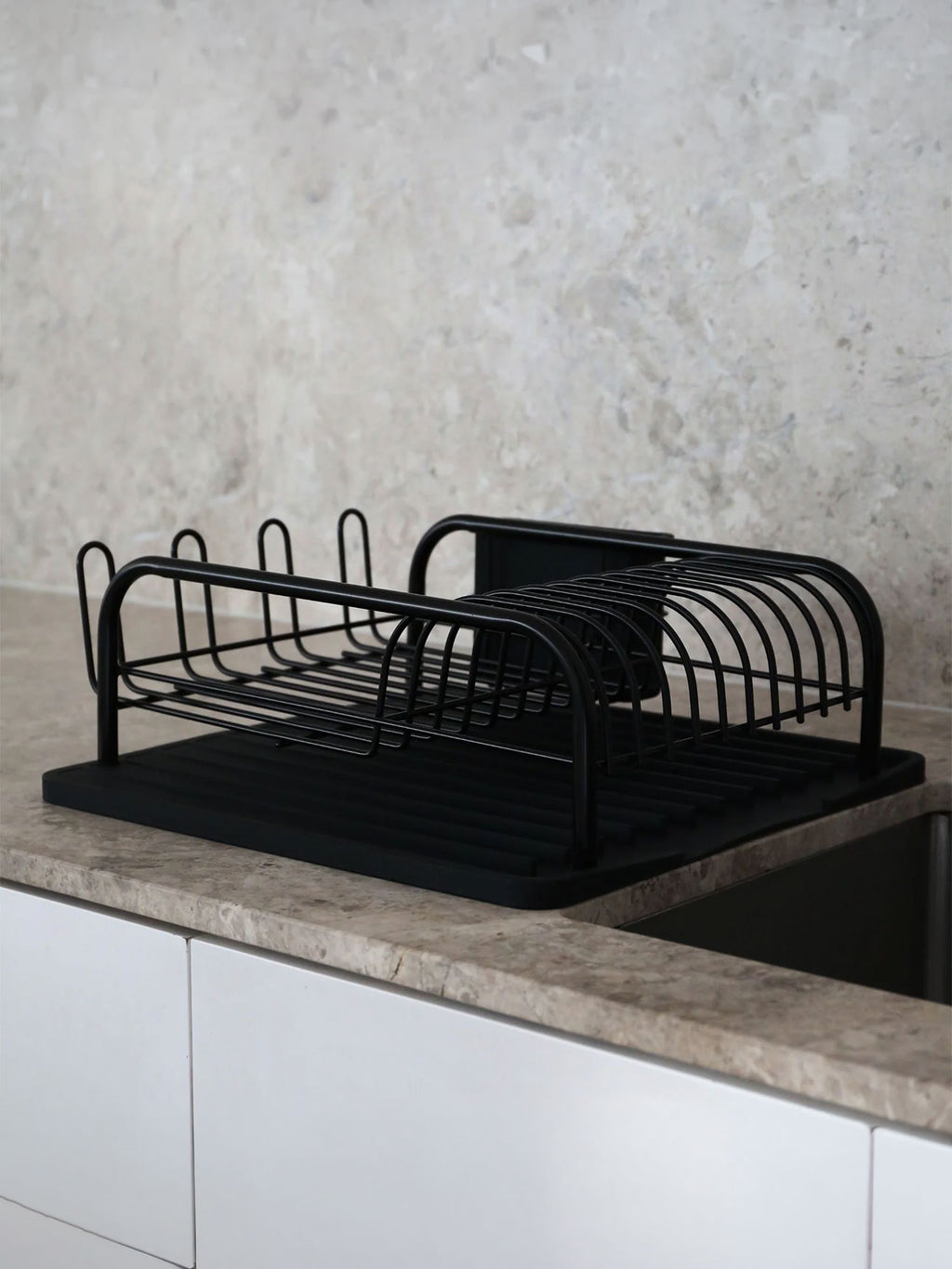 Drip Silicone Sink Mat in Black